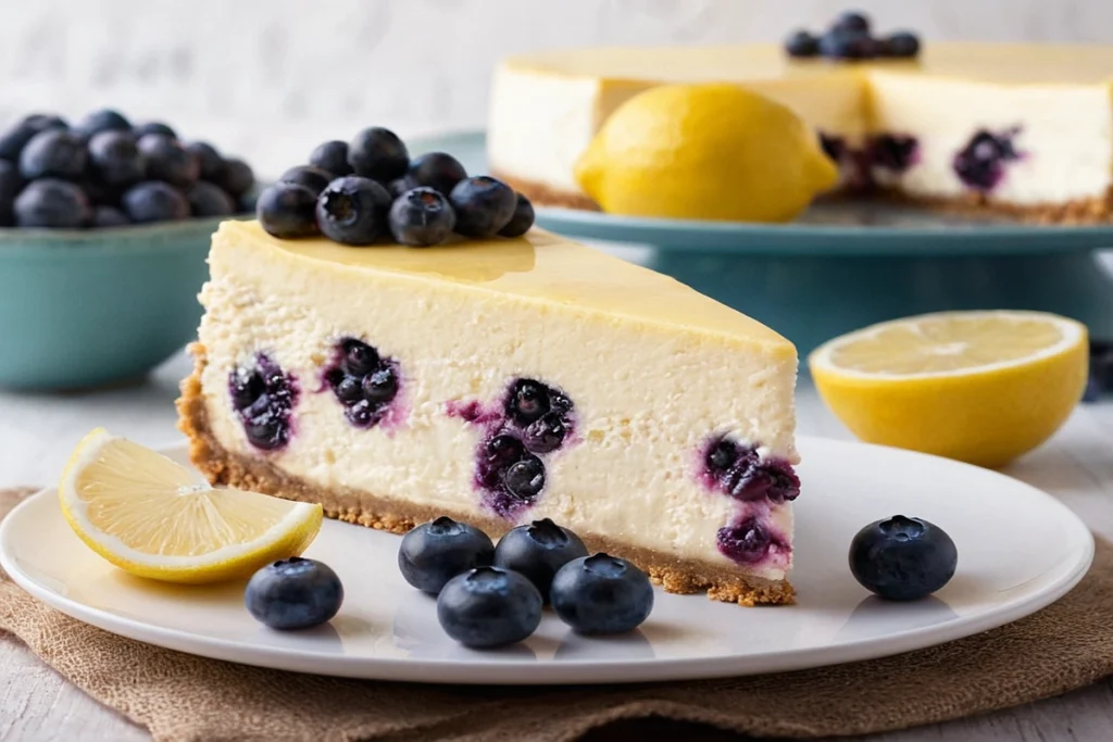 Lemon-Blueberry-Cheesecake